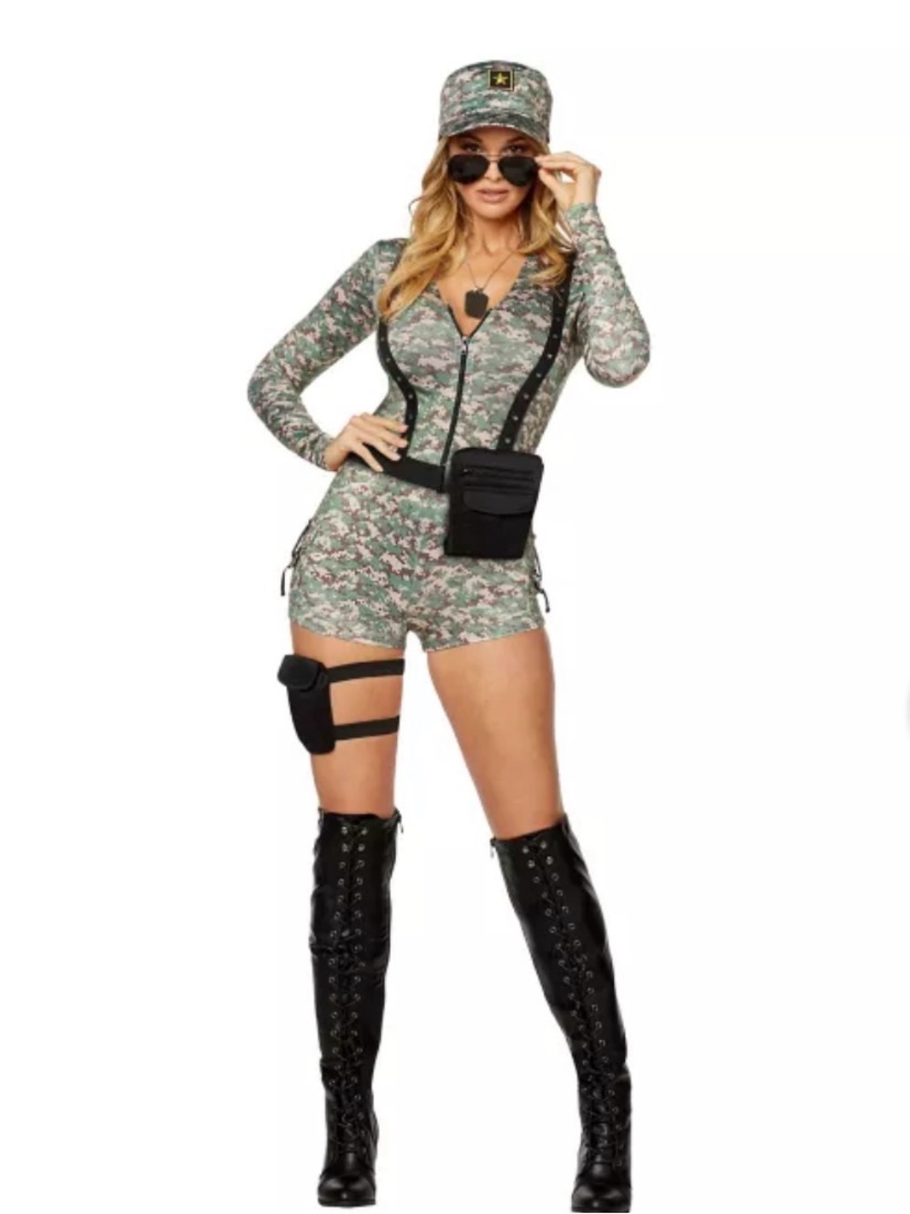 SPIRIT Combat Cutie Army Halloween Costume (Small)